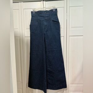 Old Navy Indigo Wide Leg Jeans